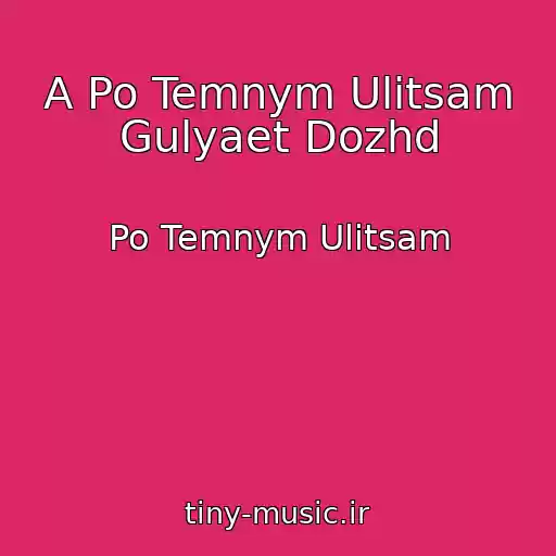 کاور آهنگ A Po Temnym Ulitsam Gulyaet Dozhd از Po Temnym Ulitsam