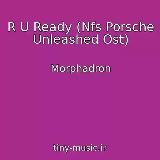 کاور آهنگ R U Ready (Nfs Porsche Unleashed Ost) از Morphadron