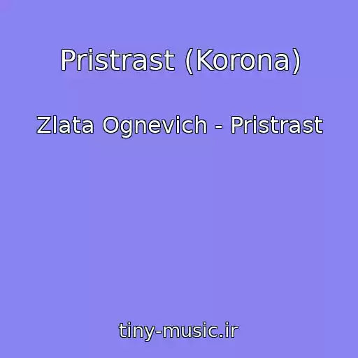 کاور آهنگ Pristrast (Korona) از Zlata Ognevich - Pristrast