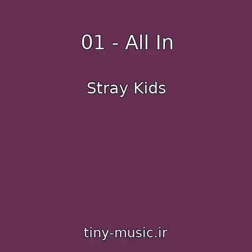 کاور آهنگ 01 - All In از Stray Kids