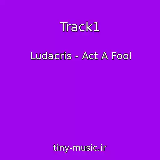 کاور آهنگ Track1 از Ludacris - Act A Fool