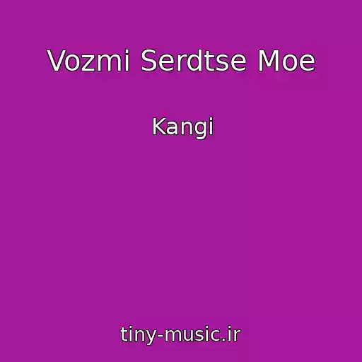 کاور آهنگ Vozmi Serdtse Moe از Kangi
