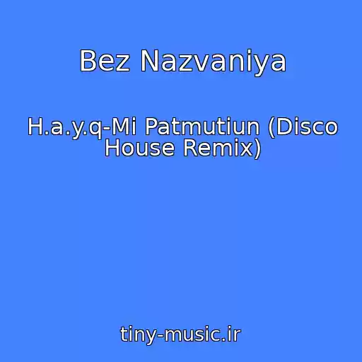 کاور آهنگ Bez Nazvaniya از H.a.y.q-Mi Patmutiun (Disco House Remix)