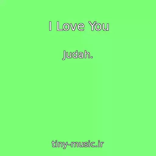 کاور آهنگ I Love You از Judah.