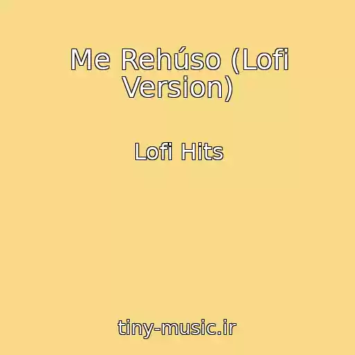کاور آهنگ Me Rehúso (Lofi Version) از Lofi Hits