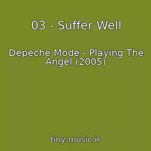 کاور آهنگ 03 - Suffer Well از Depeche Mode - Playing The Angel (2005)