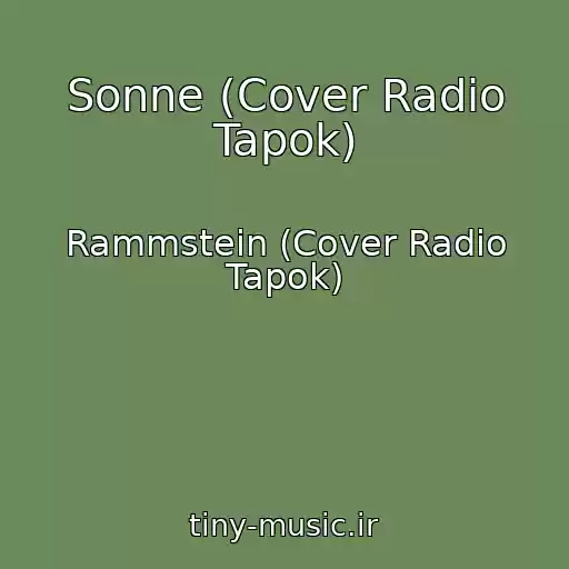 کاور آهنگ Sonne (Cover Radio Tapok) از Rammstein (Cover Radio Tapok)