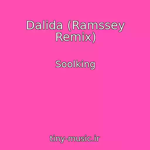 کاور آهنگ Dalida (Ramssey Remix) از Soolking