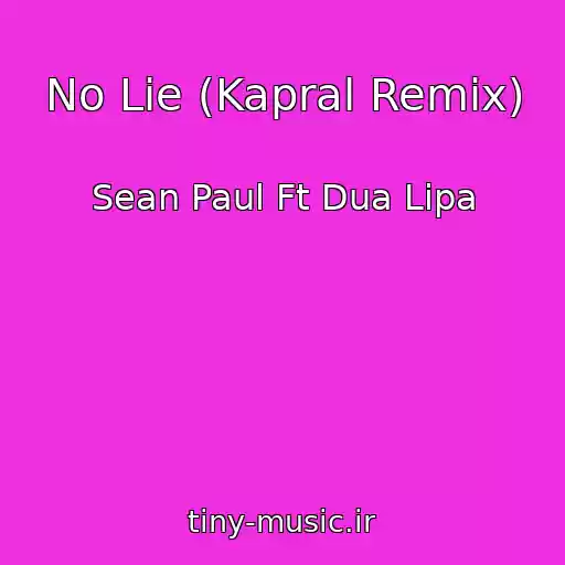کاور آهنگ No Lie (Kapral Remix) از Sean Paul Ft Dua Lipa