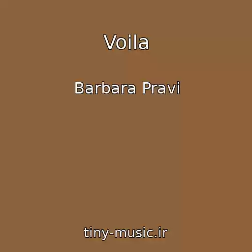 کاور آهنگ Voila از Barbara Pravi