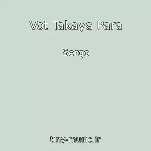 کاور آهنگ Vot Takaya Para از Sergo