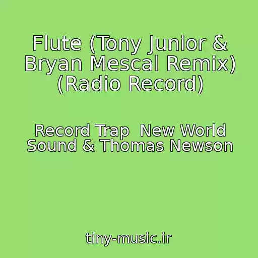 کاور آهنگ Flute (Tony Junior & Bryan Mescal Remix) (Radio Record) از Record Trap  New World Sound & Thomas Newson
