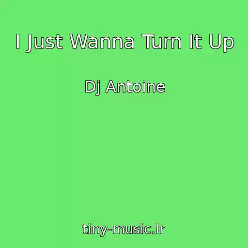 کاور آهنگ I Just Wanna Turn It Up از Dj Antoine