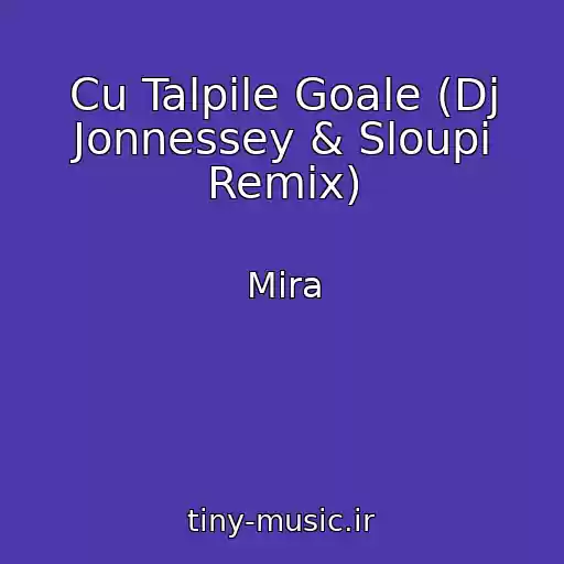 کاور آهنگ Cu Talpile Goale (Dj Jonnessey & Sloupi Remix) از Mira