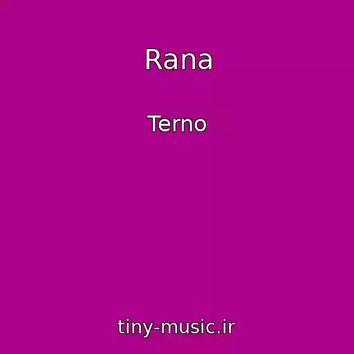 کاور آهنگ Rana از Terno