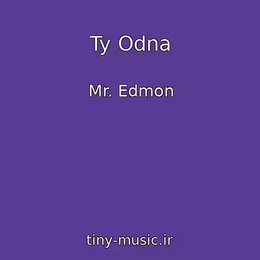 کاور آهنگ Ty Odna از Mr. Edmon