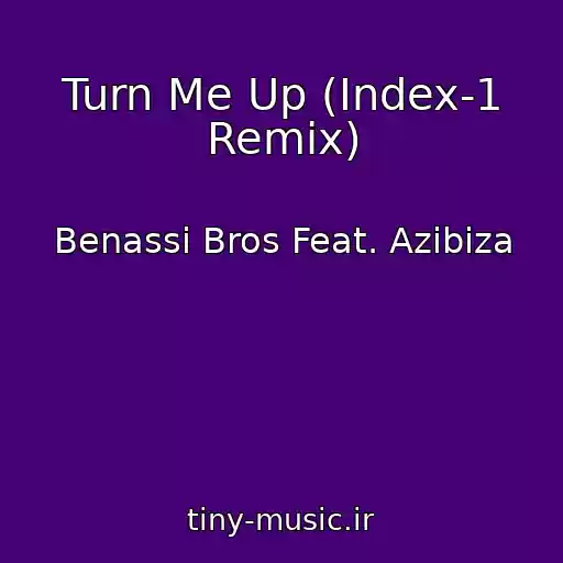 کاور آهنگ Turn Me Up (Index-1 Remix) از Benassi Bros Feat. Azibiza