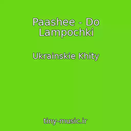 کاور آهنگ Paashee - Do Lampochki از Ukrainskie Khity