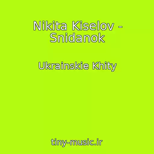 کاور آهنگ Nіkіta Kіselov - Snіdanok از Ukrainskie Khity