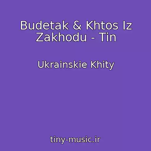 کاور آهنگ Budetak & Khtos Іz Zakhodu - Tіn از Ukrainskie Khity