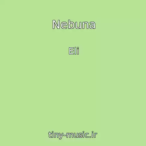 کاور آهنگ Nebuna از Eli