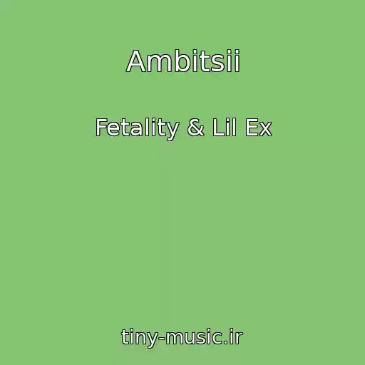 کاور آهنگ Ambitsii از Fetality & Lil Ex