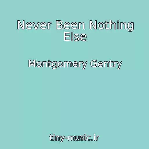 کاور آهنگ Never Been Nothing Else از Montgomery Gentry