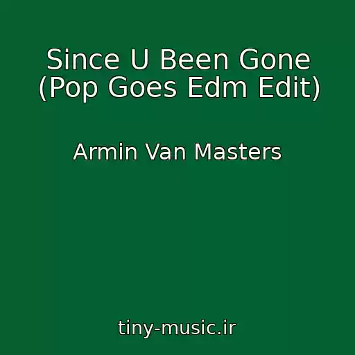 کاور آهنگ Since U Been Gone (Pop Goes Edm Edit) از Armin Van Masters