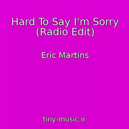 کاور آهنگ Hard To Say I'm Sorry (Radio Edit) از Eric Martins