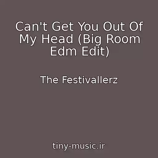 کاور آهنگ Can't Get You Out Of My Head (Big Room Edm Edit) از The Festivallerz