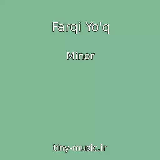 کاور آهنگ Farqi Yo'q از Minor
