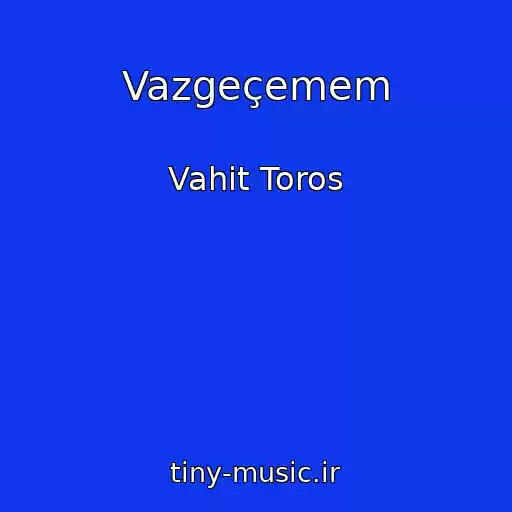 کاور آهنگ Vazgeçemem از Vahit Toros