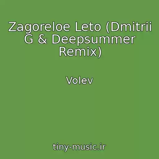 کاور آهنگ Zagoreloe Leto (Dmitrii G & Deepsummer Remix) از Volev