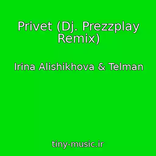 کاور آهنگ Privet (Dj. Prezzplay Remix) از Irina Alishikhova & Telman