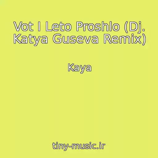 کاور آهنگ Vot I Leto Proshlo (Dj. Katya Guseva Remix) از Kaya