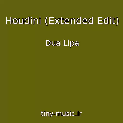 کاور آهنگ Houdini (Extended Edit) از Dua Lipa