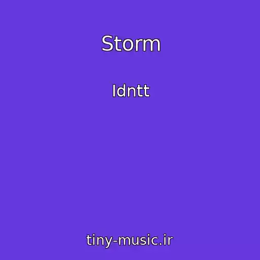کاور آهنگ Storm از Idntt