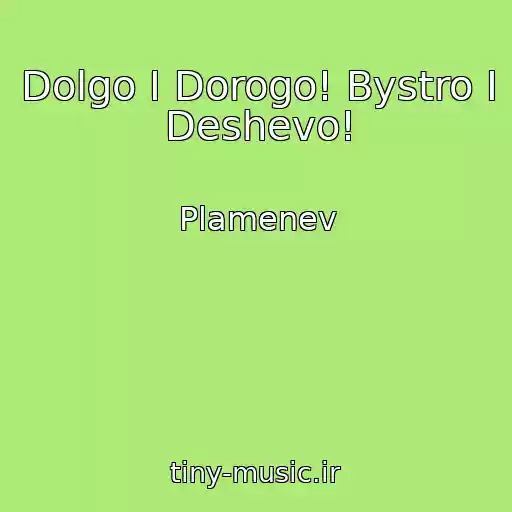کاور آهنگ Dolgo I Dorogo! Bystro I Deshevo! از Plamenev