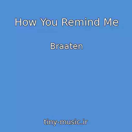 کاور آهنگ How You Remind Me از Braaten