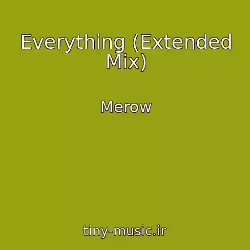کاور آهنگ Everything (Extended Mix) از Merow