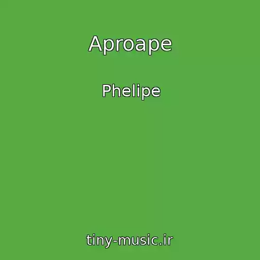 کاور آهنگ Aproape از Phelipe