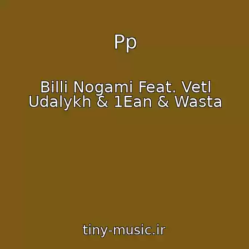 کاور آهنگ Pp از Billi Nogami Feat. Vetl Udalykh & 1Ean & Wasta