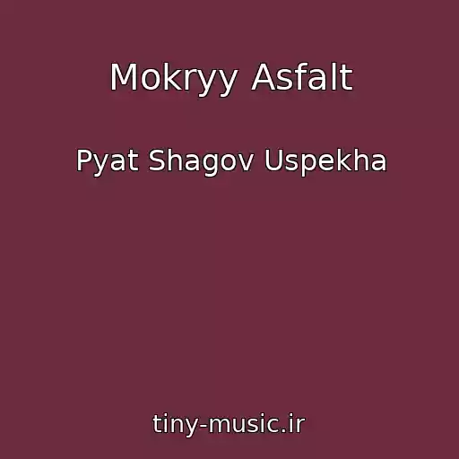کاور آهنگ Mokryy Asfalt از Pyat Shagov Uspekha