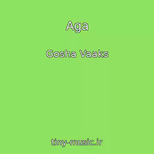 کاور آهنگ Aga از Gosha Vaaks