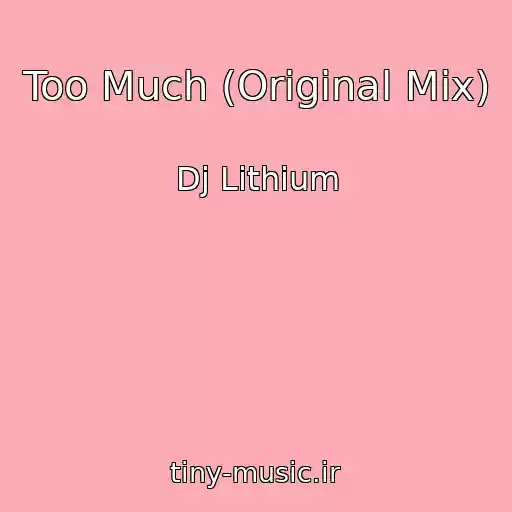 کاور آهنگ Too Much (Original Mix) از Dj Lithium