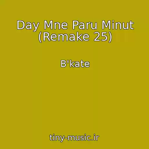 کاور آهنگ Day Mne Paru Minut (Remake 25) از B'kate