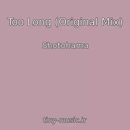 کاور آهنگ Too Long (Original Mix) از Shotohama