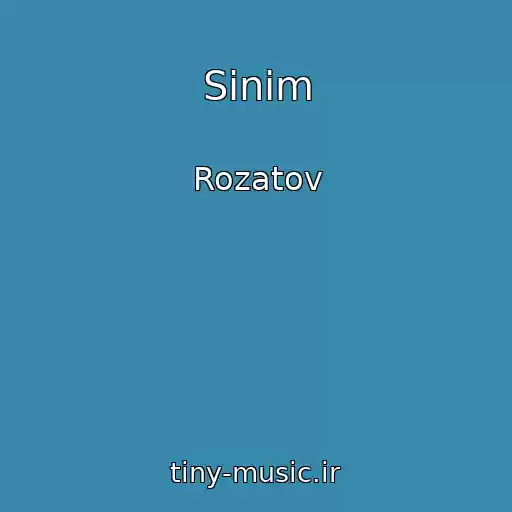 کاور آهنگ Sinim از Rozatov