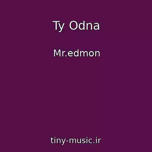 کاور آهنگ Ty Odna از Mr.edmon