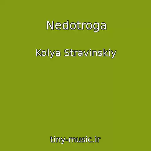 کاور آهنگ Nedotroga از Kolya Stravinskiy